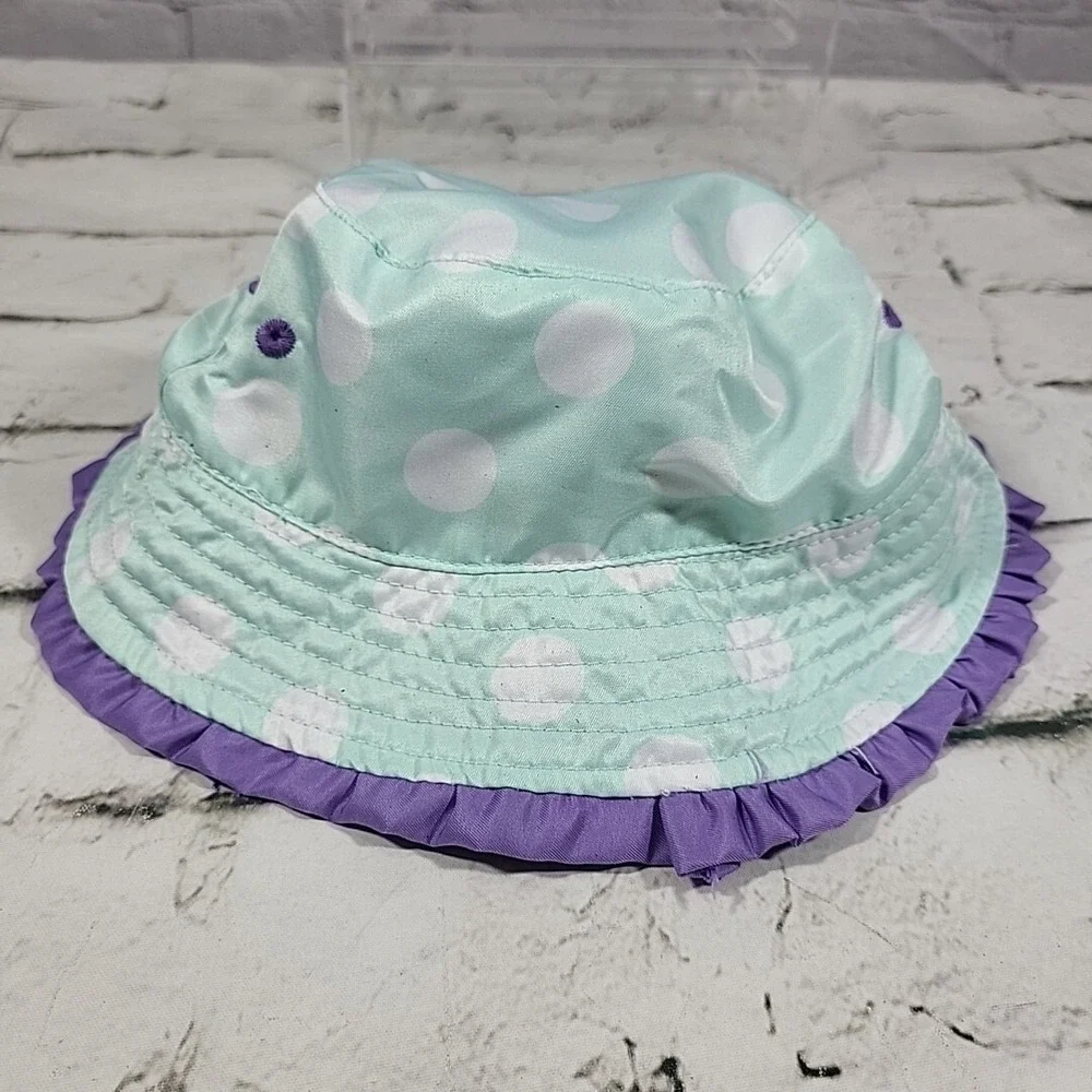 UV Skinz Bucket Hat Girls Purple Teal Sz 2T